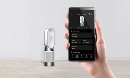 Dyson Purifier Hot+Cool HP1, ventilateur, purificateur d’air et chauffage (Blanc/Argent)