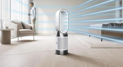 Dyson Purifier Hot+Cool HP1, ventilateur, purificateur d’air et chauffage (Blanc/Argent)