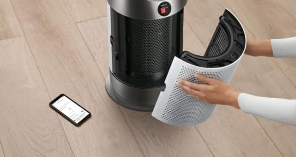 Dyson Purifier Hot+Cool HP1, ventilador, purificador de aire y calefactor (Blanco/Plata)