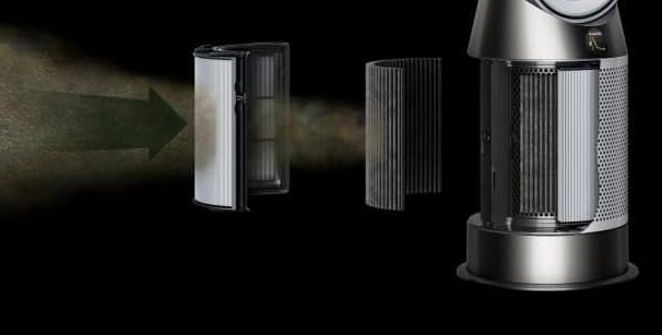 Dyson Purifier Hot+Cool HP1, ventilador, purificador de aire y calefactor (Blanco/Plata)