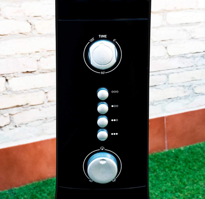 Cecotec Ventilador nebulizador EnergySilence 590 FreshEssence. 90 W, 5 aspas, 40 cm de diámetro, Motor de cobre, 3 velocidades, Oscilación (590 Freshessence)