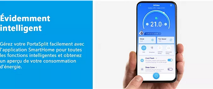 MIDEA Climatiseur réversible MIDEA portasplit mobile