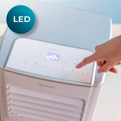 Cecotec Climatiseur Portable avec Télécommande ForceClima 7100 Soundless, 7000 BTU, Écran LED.