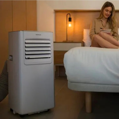 Cecotec Climatiseur Portable avec Télécommande ForceClima 7100 Soundless, 7000 BTU, Écran LED.