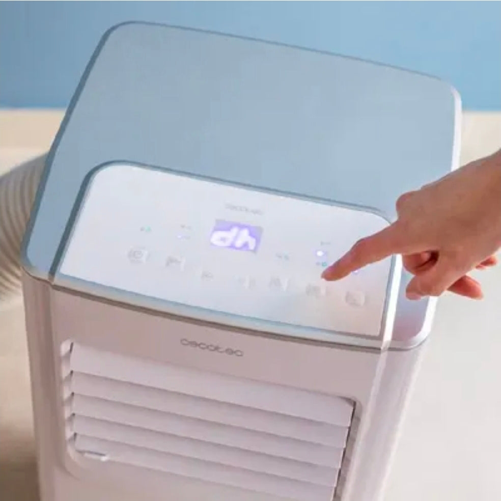 Cecotec Climatiseur Portable avec Télécommande ForceClima 7100 Soundless, 7000 BTU, Écran LED.
